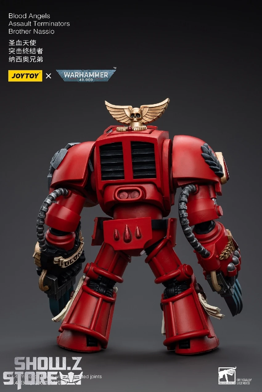 JoyToy Source 1/18 Warhammer 40K Blood Angels Assault Terminators Brother Nassio 5 JoyToy Source 1/18 Warhammer 40K Blood Angels Assault Terminators Brother Nassio - Image 5