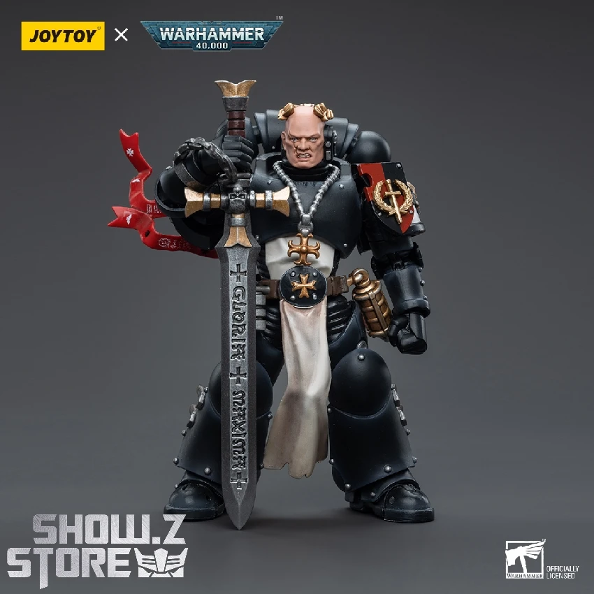 JoyToy Source 1/18 Warhammer 40K Black Templars Emperor's Champion Bayard's Revenge 3 JoyToy Source 1/18 Warhammer 40K Black Templars Emperor's Champion Bayard's Revenge - Image 3