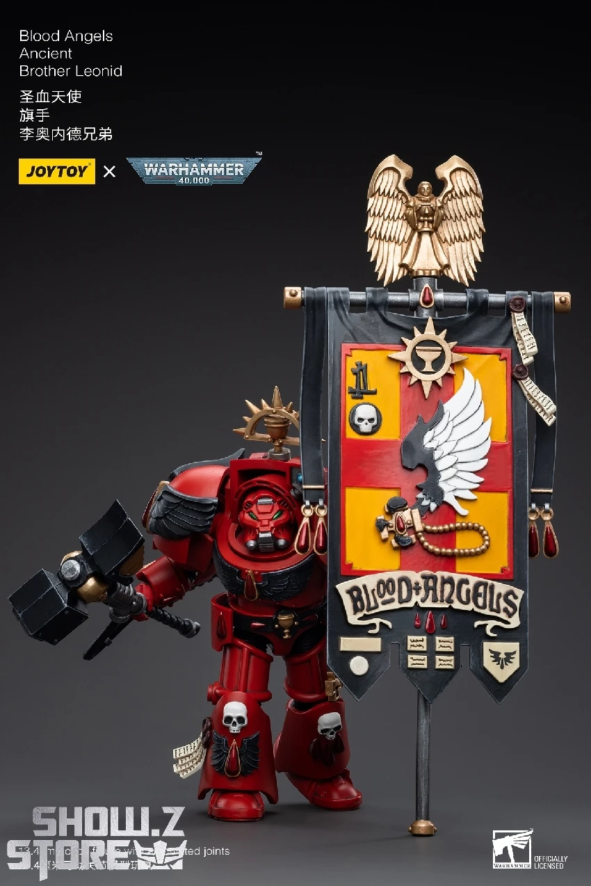 JoyToy Source 1/18 Warhammer 40K Blood Angels Ancient Brother Leonid 3 JoyToy Source 1/18 Warhammer 40K Blood Angels Ancient Brother Leonid - Image 3