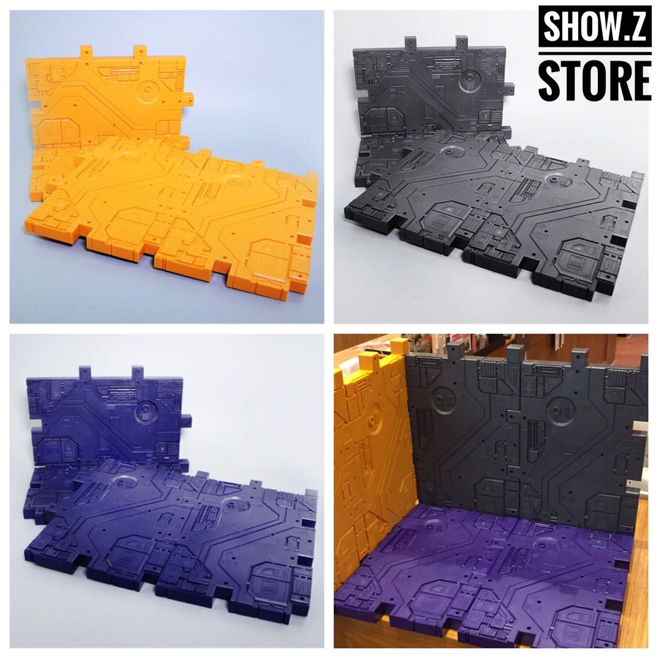 Magic Scenery Display Bases 4 Pieces (Grey, Purple, Yellow) 2 Magic Scenery Display Bases 4 Pieces (Grey, Purple, Yellow) - Image 2