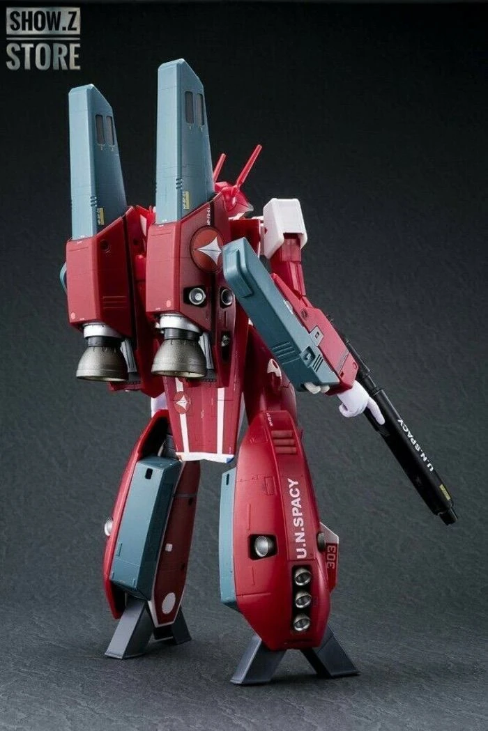Valkyrie Factory VF 1/60 VF-1J Milia F Jenius Custom Macross Robotech Red Version W/ Super Space Part 4 Valkyrie Factory VF 1/60 VF-1J Milia F Jenius Custom Macross Robotech Red Version W/ Super Space Part - Image 4