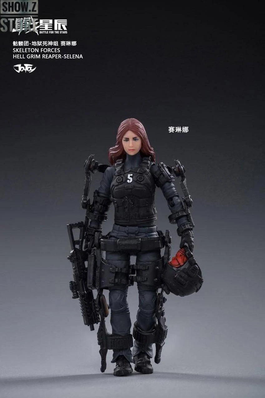 JoyToy Source 1/18 Hardcore Coldplay Skeleton Forces Hell Grim Reaper & Selena Set Of 4 6 JoyToy Source 1/18 Hardcore Coldplay Skeleton Forces Hell Grim Reaper & Selena Set Of 4 - Image 6
