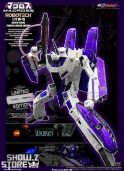 KitzConcept 1/72 Macross VF-1S God Of Flame Purple Limited Edition W/ Fast Pack Armor -Show.Z Toys Deals Store fb32e3a85a