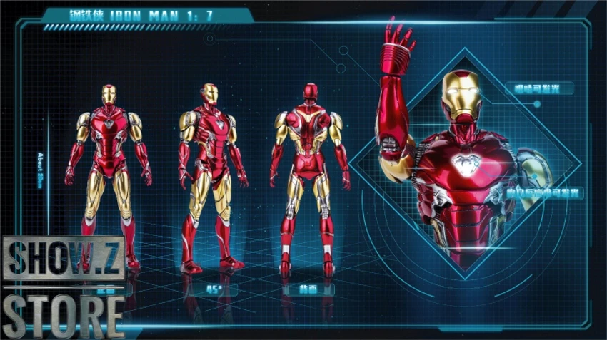 M.W Culture 1/7 Marvel Licensed Avenger Endgame Iron Man Mark-85 4 M.W Culture 1/7 Marvel Licensed Avenger Endgame Iron Man Mark-85 - Image 4