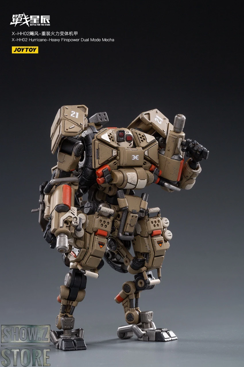 JoyToy Source 1/18 X-HH02 Hurricane Heavy Firepower Dual Mode Mecha Sand Version 8 JoyToy Source 1/18 X-HH02 Hurricane Heavy Firepower Dual Mode Mecha Sand Version - Image 8